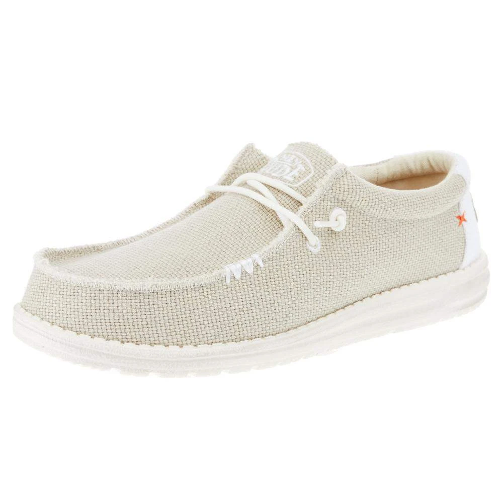 Heydude Men's Hey Dude Wally Braided Off White Casual Shoe 3 Heydude Men's Hey Dude Wally Braided Off White Casual Shoe