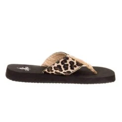 Corkys Footwear Womens Corkys Cheetah Print Flip Flop -Root Walk Shoes Store 20 8216 CHTA 4