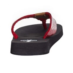 Womens Corkys Beach Ball Red Flip Flop -Root Walk Shoes Store 20 8255 RED 4