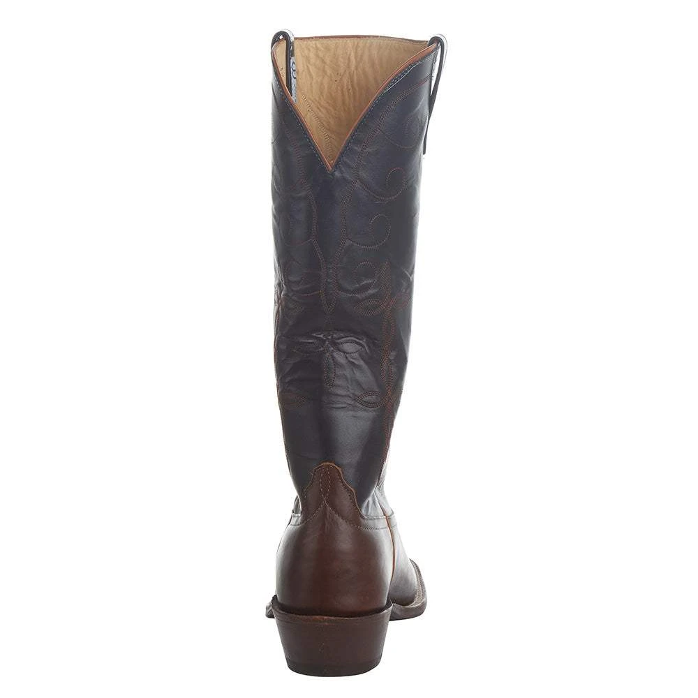 Men`s Anderson Bean Chocolate Horsebutt 15in. Black Glove Top Boot 5 Men`s Anderson Bean Chocolate Horsebutt 15in. Black Glove Top Boot - Image 3