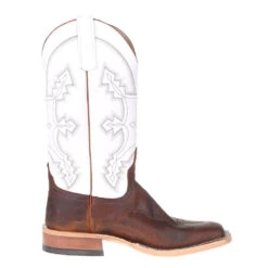 Anderson Bean Men's Anderson Bean Saddle Elk Butt 13in. White Glove Top Square Toe Cowboy Boot -Root Walk Shoes Store 321280 4