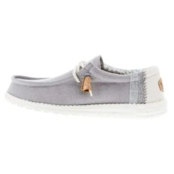 Heydude Men's Hey Dude Wally Linen Natural Grey Casual