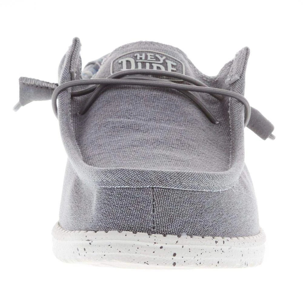 Heydude Men's Hey Dude Wally Stretch Canvas Grey Iron Shoe 4 Heydude Men's Hey Dude Wally Stretch Canvas Grey Iron Shoe - Image 2