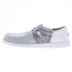 Heydude Men's Hey Dude Wally Tri Stone White Casual Shoe -Root Walk Shoes Store 40037 1KA 03