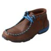 Twisted X Kids Twisted X Woven Brown And Blue Driving Mocs -Root Walk Shoes Store 82506 default l