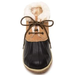 Minnetonka Women's Tega Black And Tan Boot 8 Minnetonka Women's Tega Black And Tan Boot -Root Walk Shoes Store 87309 2