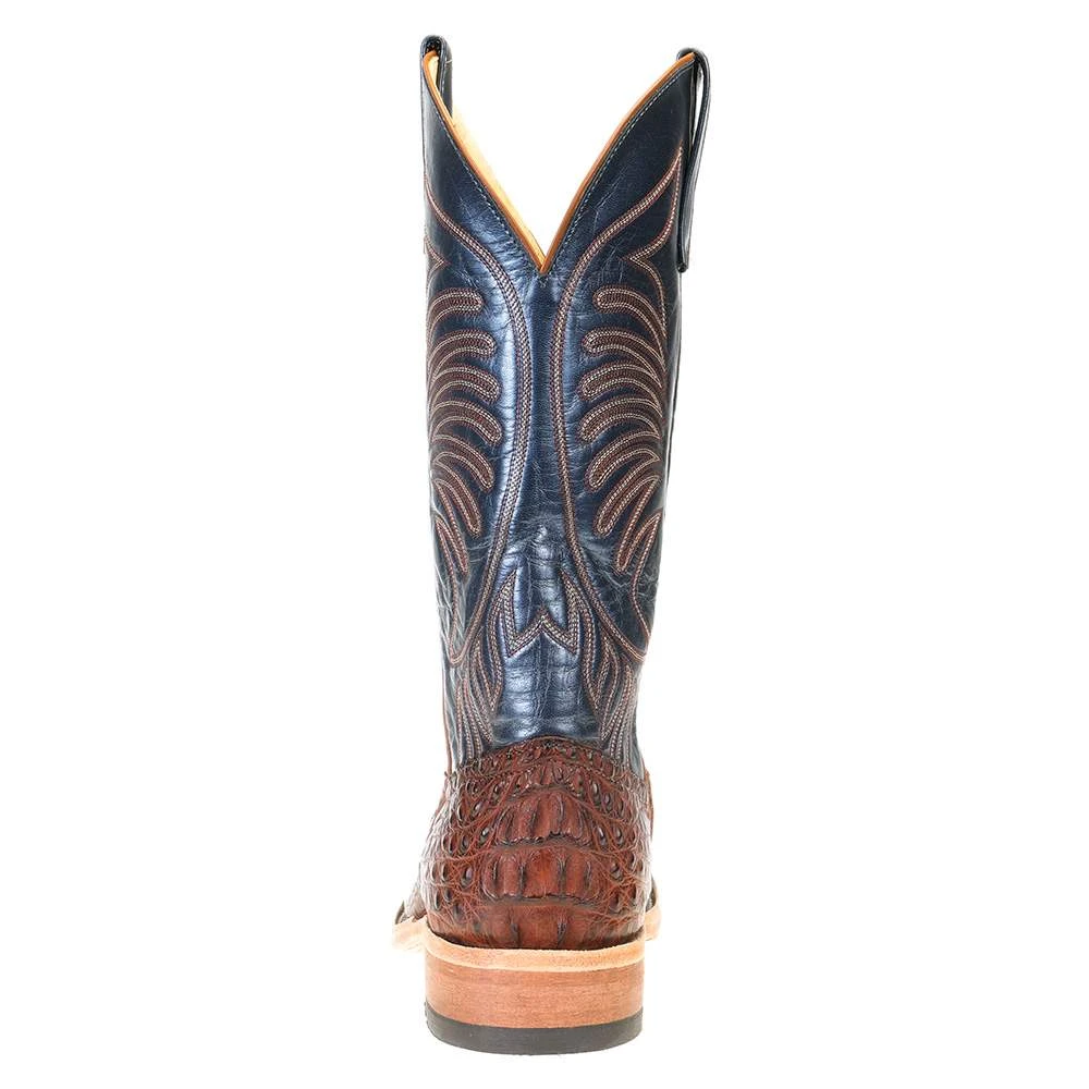 Anderson Bean Men's Rust Lux Hornback Caiman 13in. Regal Blue Luster Top Square Toe Boots 5 Anderson Bean Men's Rust Lux Hornback Caiman 13in. Regal Blue Luster Top Square Toe Boots - Image 3