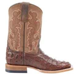 Horsepower Boots Kid's Chocolate Nile Print Cowboy Boots 11 Horsepower Boots Kid's Chocolate Nile Print Cowboy Boots -Root Walk Shoes Store HPK1070 5