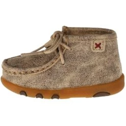 Twisted X Infant Dusty Tan Lace Up Moc -Root Walk Shoes Store ICA0005 21
