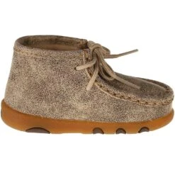 Twisted X Infant Dusty Tan Lace Up Moc -Root Walk Shoes Store ICA0005 4