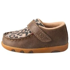 Twisted X Infant Driving Mocs-Bomber/Leopard -Root Walk Shoes Store ICA0007 2