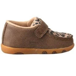 Twisted X Infant Driving Mocs-Bomber/Leopard -Root Walk Shoes Store ICA0007 4