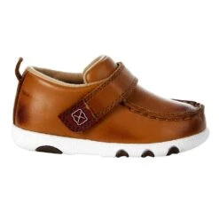 Twisted X Infant Distressed Leather Moc Casual -Root Walk Shoes Store ICA0023 3