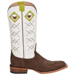 Justin Boots Men's Punchy Latigo Dark Brown Justin Cowboy Boots -Root Walk Shoes Store JP2503 4