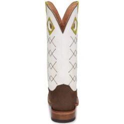 Justin Boots Men's Punchy Latigo Dark Brown Justin Cowboy Boots -Root Walk Shoes Store JP2503 5