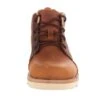 Wrangler Footwear Men's Spice Brown Elephant 4' Wedge Sole Lace Up Casual -Root Walk Shoes Store KMQ0001 1