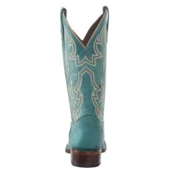 Circle G Women`s Turquoise Embroidered 12in. Boot -Root Walk Shoes Store L5880 4