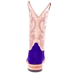 Macie Bean Women's Top Hand Bean Purple Suede Cowgirl Boot -Root Walk Shoes Store M2026 4