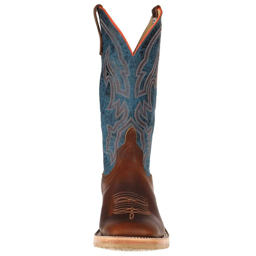 Anderson Bean Men's Crazy Horse Leather Briar Vamp W/ 13in. Danube Mad Dog Top Cowboy Boot 4 Anderson Bean Men's Crazy Horse Leather Briar Vamp W/ 13in. Danube Mad Dog Top Cowboy Boot - Image 2