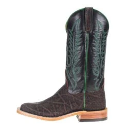 Anderson Bean Men's Bark Vintage Elephant 13in. Black Glove Top Square Toe Boots 9 Anderson Bean Men's Bark Vintage Elephant 13in. Black Glove Top Square Toe Boots -Root Walk Shoes Store S3013 2