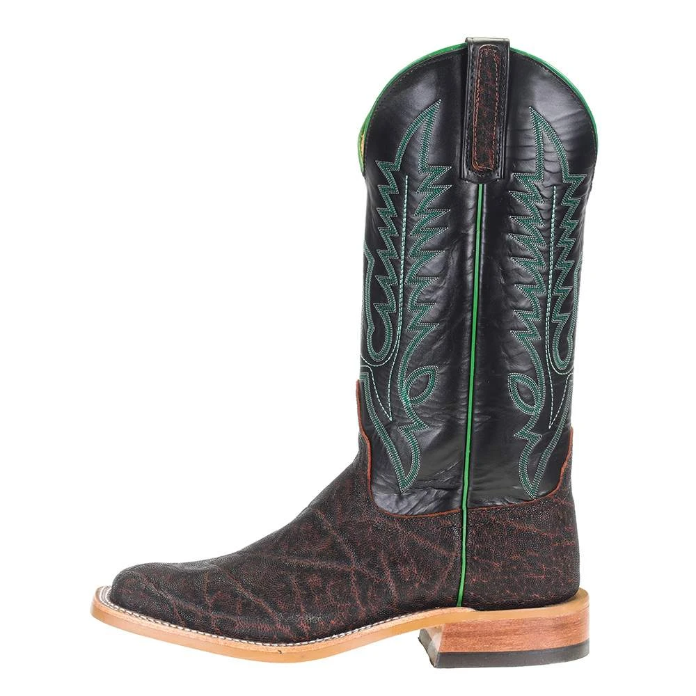 Anderson Bean Men's Bark Vintage Elephant 13in. Black Glove Top Square Toe Boots 5 Anderson Bean Men's Bark Vintage Elephant 13in. Black Glove Top Square Toe Boots - Image 3