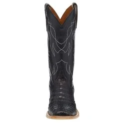 Tony Lama Women's Black Caiman Boots 7 Tony Lama Women's Black Caiman Boots -Root Walk Shoes Store TLC TL5402L 1