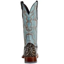 Tanner Mark Boots Women`s Tan Tooled Rustic Brown 13in. Boot 10 Tanner Mark Boots Women`s Tan Tooled Rustic Brown 13in. Boot -Root Walk Shoes Store TML207098 04