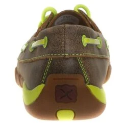 Twisted X Women's Bomber & Neon Yellow Boat Shoes -Root Walk Shoes Store WDM0010 1968