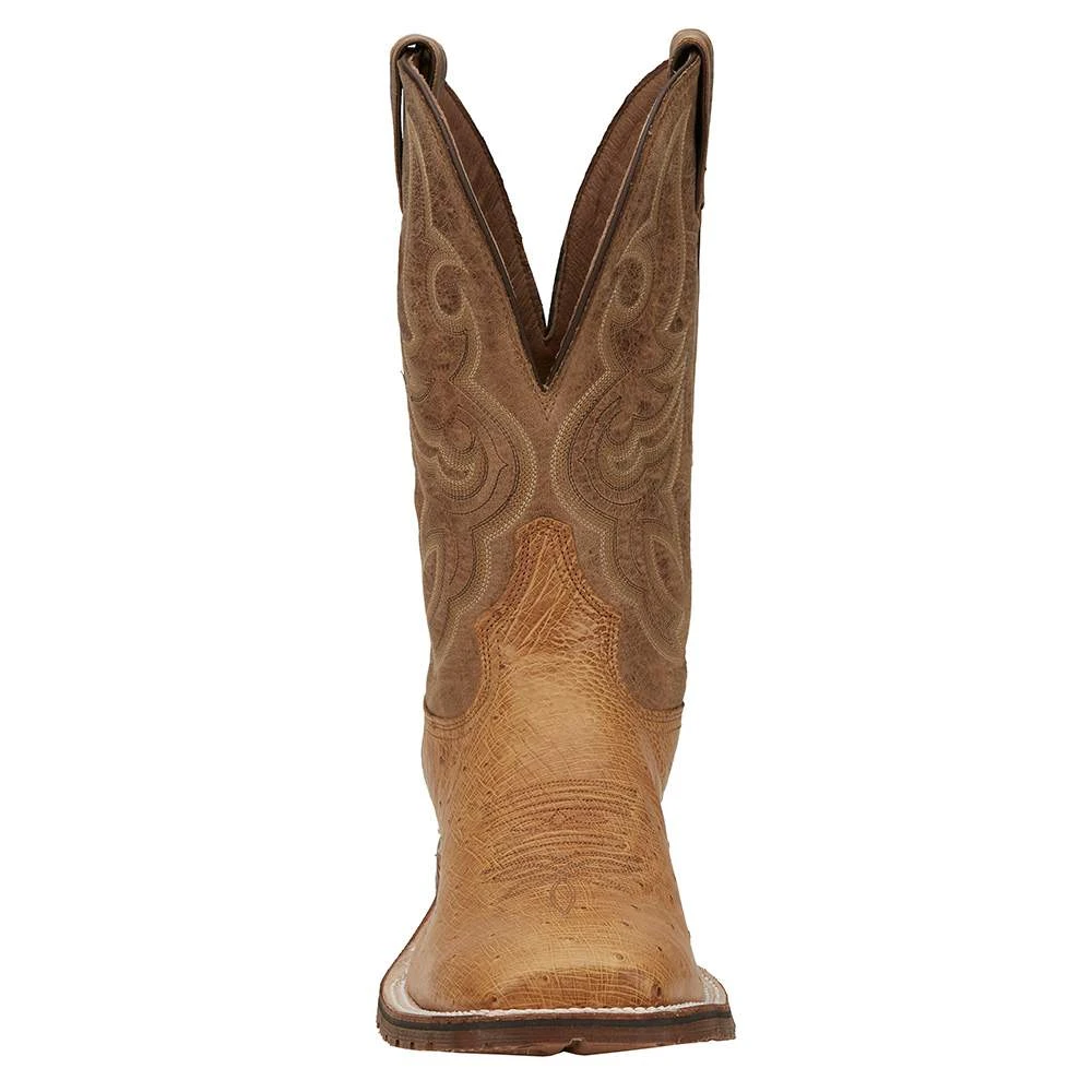 Tony Lama Men's Campbell Tan Smooth Ostrich 11in. TLX Performance Cowboy Boots 4 Tony Lama Men's Campbell Tan Smooth Ostrich 11in. TLX Performance Cowboy Boots - Image 2