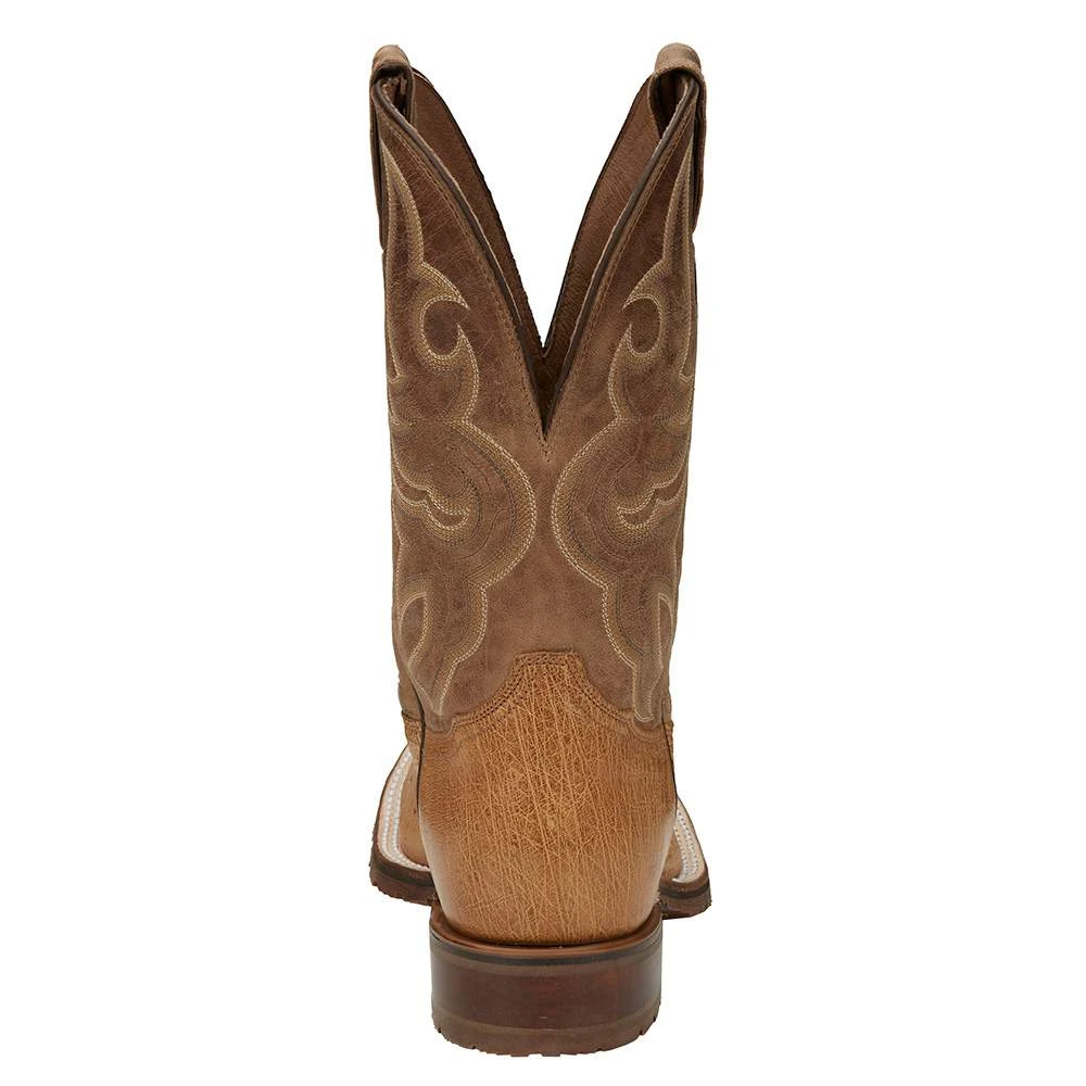 Tony Lama Men's Campbell Tan Smooth Ostrich 11in. TLX Performance Cowboy Boots 6 Tony Lama Men's Campbell Tan Smooth Ostrich 11in. TLX Performance Cowboy Boots - Image 4